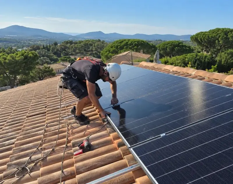 Installateur panneaux solaires Loyettes — pose photovoltaïque sur toiture