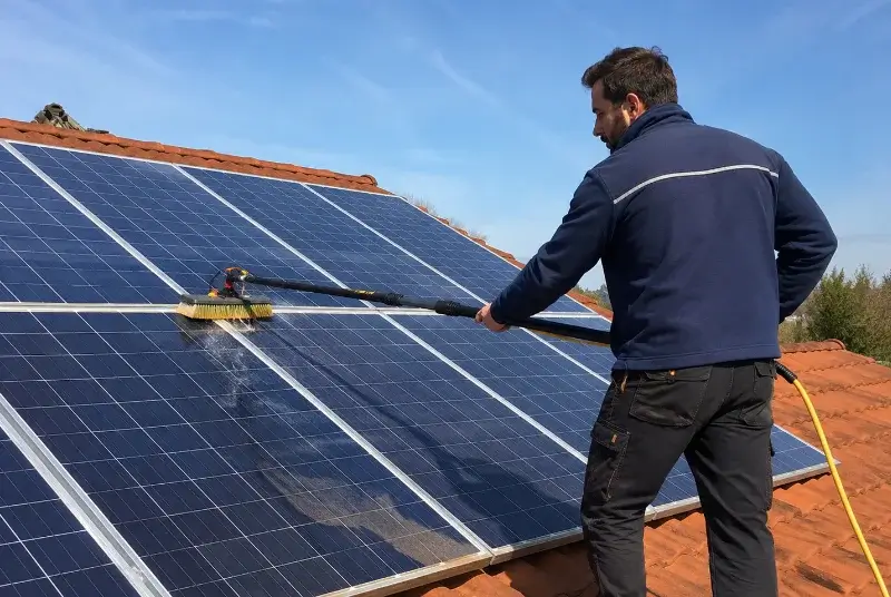 Nettoyage et entretien de panneaux solaires à Loyettes